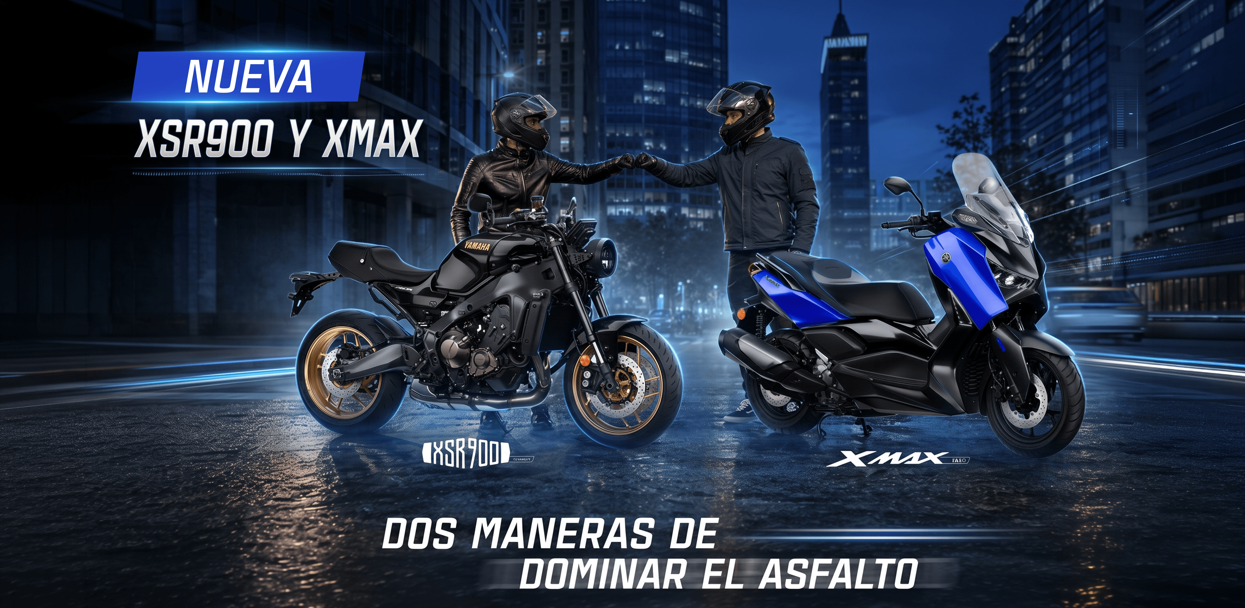 LANZAMIENTO XSR900 Y XMAX300